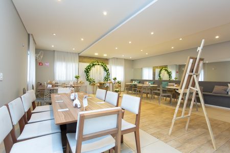Apartamento à venda com 34m², 2 quartos e sem vaga Apartamento à venda com 34m², 2 quartos e sem vagaSalão de Festas