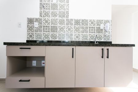 Cozinha - Armários de apartamento para alugar com 1 quarto, 58m² em Vila Gomes Cardim, São Paulo