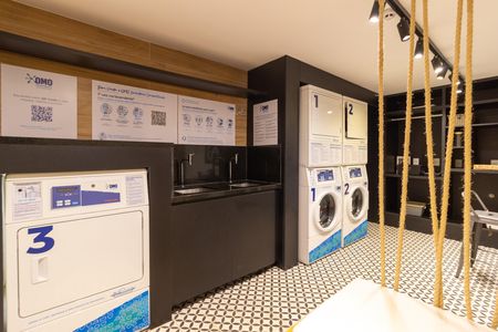 Studio à venda com 27m², 1 quarto e sem vagaÁrea comum - Lavanderia
