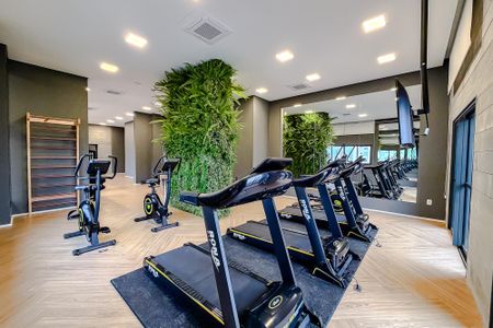 Studio para alugar com 25m², 1 quarto e sem vaga Studio para alugar com 25m², 1 quarto e sem vagaÁrea comum - Academia