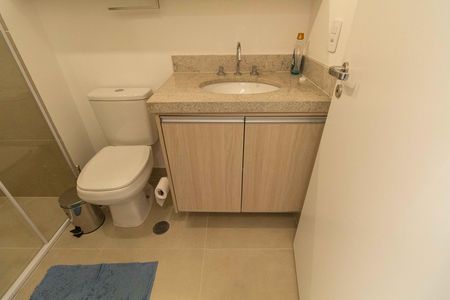 Studio para alugar com 25m², 0 quarto e sem vaga Studio para alugar com 25m², 0 quarto e sem vagaBanheiro