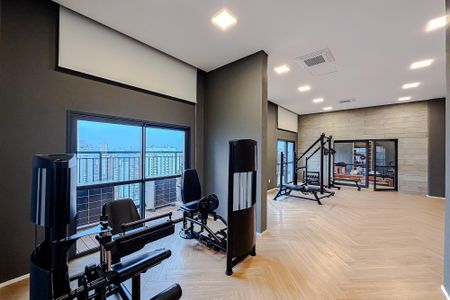 Studio para alugar com 25m², 1 quarto e sem vaga Studio para alugar com 25m², 1 quarto e sem vagaÁrea comum - Academia