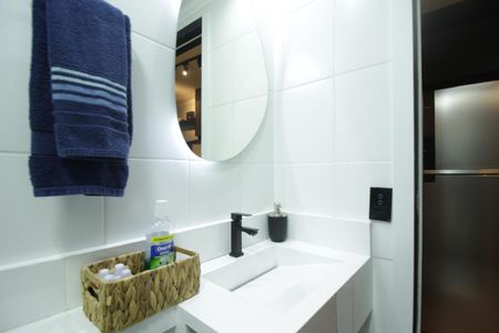Apartamento para alugar com 26m², 1 quarto e sem vaga Apartamento para alugar com 26m², 1 quarto e sem vagaBanheiro