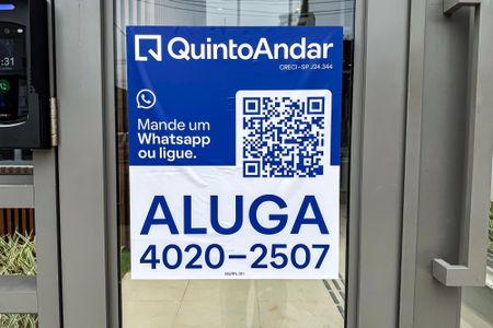 Studio para alugar com 29m², 1 quarto e sem vaga Studio para alugar com 29m², 1 quarto e sem vagaPlaca