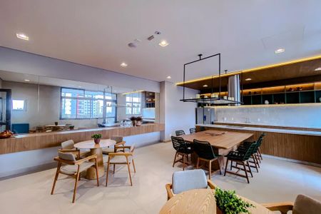 Studio para alugar com 29m², 1 quarto e sem vaga Studio para alugar com 29m², 1 quarto e sem vagaSalão de Festas