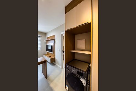 Studio para alugar com 29m², 1 quarto e sem vaga Studio para alugar com 29m², 1 quarto e sem vagaCozinha e Área de Serviço