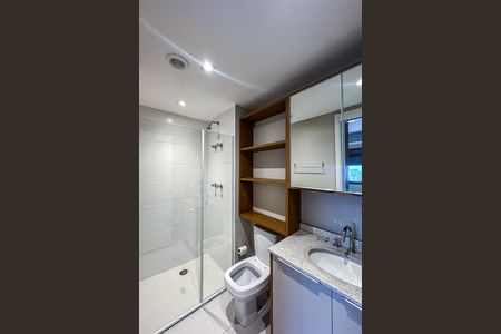 Studio para alugar com 29m², 1 quarto e sem vaga Studio para alugar com 29m², 1 quarto e sem vagaBanheiro da Suíte