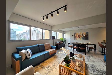 Sala de apartamento para alugar com 3 quartos, 122m² em Itaim Bibi, São Paulo