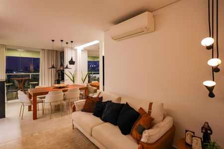 Sala de apartamento para alugar com 2 quartos, 90m² em Vila Bergamo, Indaiatuba