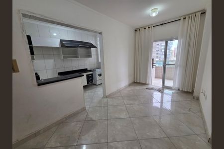 Sala de apartamento para alugar com 1 quarto, 47m² em Vila Assuncao, Praia Grande