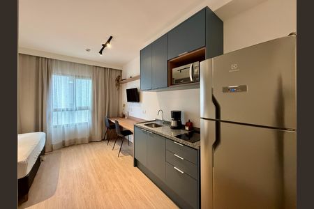 Studio para alugar com 25m², 1 quarto e sem vaga Studio para alugar com 25m², 1 quarto e sem vagaCozinha