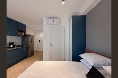 Studio para alugar com 25m², 1 quarto e sem vaga Studio para alugar com 25m², 1 quarto e sem vagaQuarto