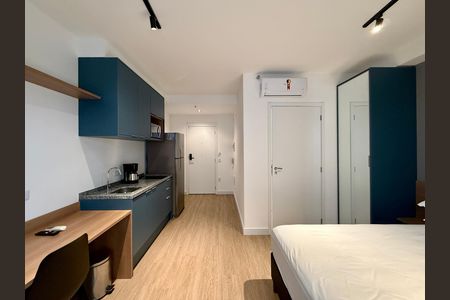 Studio para alugar com 25m², 1 quarto e sem vaga Studio para alugar com 25m², 1 quarto e sem vagaQuarto