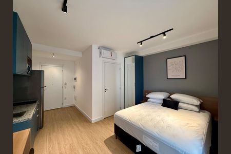 Studio para alugar com 25m², 1 quarto e sem vaga Studio para alugar com 25m², 1 quarto e sem vagaQuarto