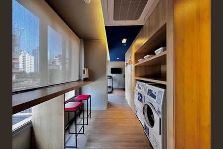 Studio para alugar com 25m², 1 quarto e sem vaga Studio para alugar com 25m², 1 quarto e sem vagaLavanderia