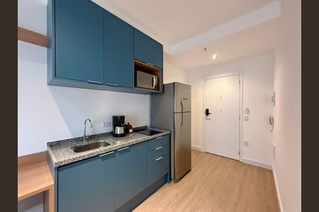 Studio para alugar com 25m², 1 quarto e sem vaga Studio para alugar com 25m², 1 quarto e sem vagaCozinha