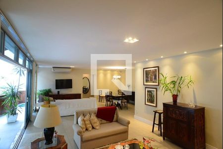Sala de apartamento para alugar com 5 quartos, 300m² em Barra da Tijuca, Rio de Janeiro