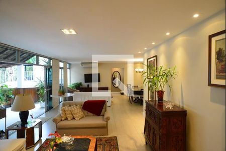 Sala de apartamento para alugar com 5 quartos, 300m² em Barra da Tijuca, Rio de Janeiro