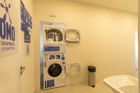 Studio para alugar com 35m², 1 quarto e 1 vaga Studio para alugar com 35m², 1 quarto e 1 vagaLavanderia