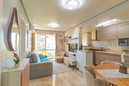Sala de apartamento para alugar com 1 quarto, 60m² em Igara, Canoas