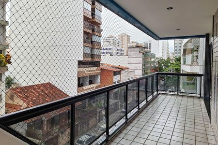 Varanda da Sala de apartamento à venda com 4 quartos, 186m² em Vital Brasil, Niterói