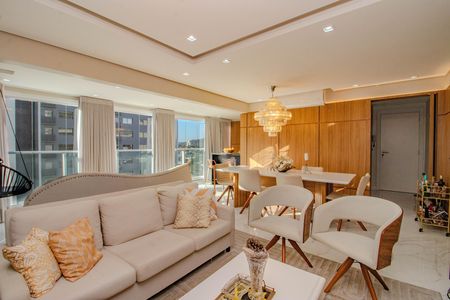 Sala de apartamento à venda com 3 quartos, 112m² em Jardim do Salso, Porto Alegre