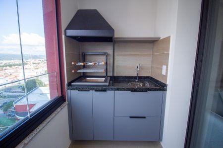 Varanda da Sala  de apartamento para alugar com 1 quarto, 45m² em Parque Campolim, Sorocaba