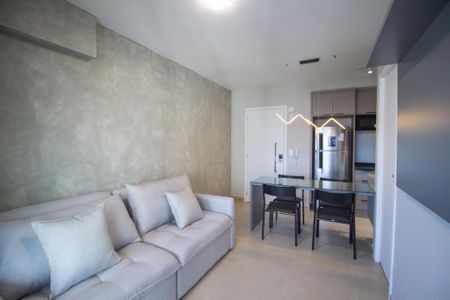 Sala  de apartamento para alugar com 1 quarto, 45m² em Parque Campolim, Sorocaba