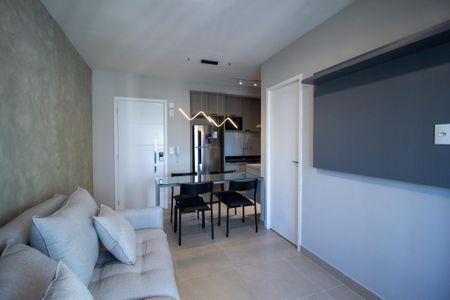 Sala  de apartamento para alugar com 1 quarto, 45m² em Parque Campolim, Sorocaba