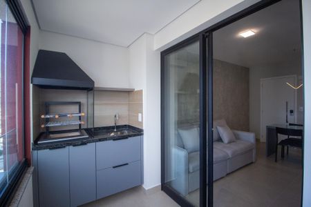 Varanda da Sala  de apartamento para alugar com 1 quarto, 45m² em Parque Campolim, Sorocaba