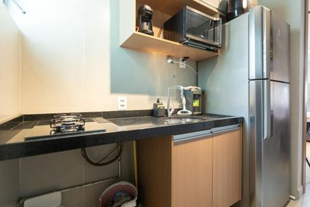 Cozinha de kitnet/studio à venda com 1 quarto, 28m² em Bosque, Campinas