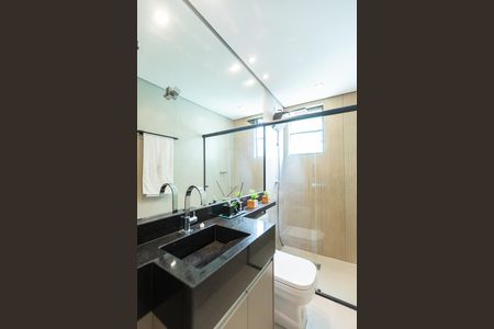 Banheiro de kitnet/studio à venda com 1 quarto, 28m² em Bosque, Campinas
