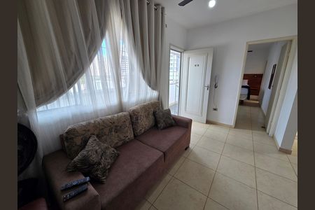 Sala de apartamento para alugar com 1 quarto, 48m² em Aviação, Praia Grande