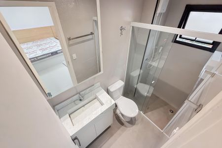 Studio à venda com 27m², 1 quarto e sem vaga Studio à venda com 27m², 1 quarto e sem vagaBanheiro