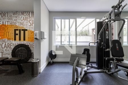 Apartamento para alugar com 48m², 1 quarto e 1 vaga Apartamento para alugar com 48m², 1 quarto e 1 vagaÁrea comum - Academia