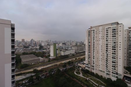 Vista da Sacada da Sala de apartamento para alugar com 2 quartos, 42m² em Jardim, Santo André