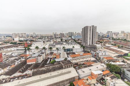 Varanda - Vista de apartamento para alugar com 1 quarto, 27m² em Belenzinho, São Paulo