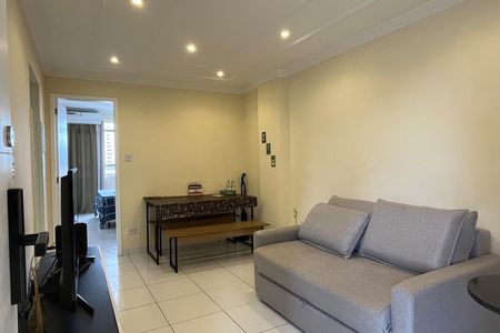 Sala de apartamento para alugar com 1 quarto, 50m² em Ponta da Praia, Santos