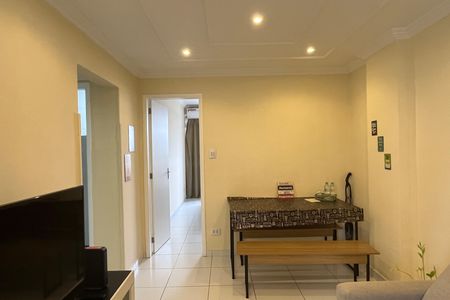 Sala de apartamento para alugar com 1 quarto, 50m² em Ponta da Praia, Santos