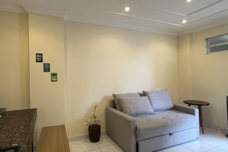 Sala de apartamento para alugar com 1 quarto, 50m² em Ponta da Praia, Santos