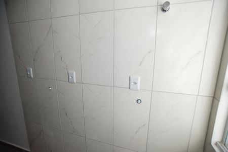Cozinha de apartamento para alugar com 1 quarto, 35m² em Jardim Algarve, Viamão