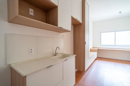 Studio à venda com 23m², 1 quarto e sem vagaCozinha