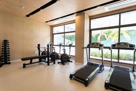 Área comum - Academia de kitnet/studio para alugar com 1 quarto, 23m² em Tatuapé, São Paulo
