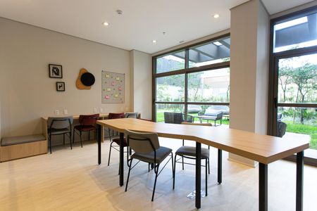 Área comum - Coworking de kitnet/studio para alugar com 1 quarto, 23m² em Tatuapé, São Paulo