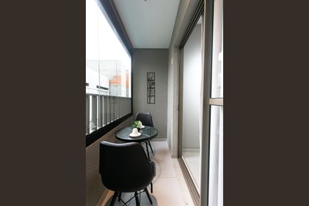 Varanda de kitnet/studio para alugar com 1 quarto, 23m² em Tatuapé, São Paulo