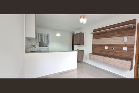 Sala de apartamento para alugar com 2 quartos, 50m² em Vila Alzira, Santo André