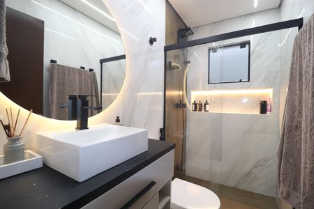 Casa à venda com 195m², 1 quarto e 2 vagasBanheiro 1