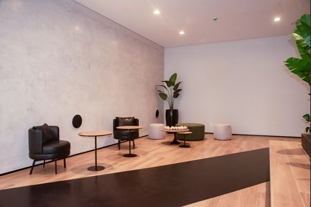 Studio à venda com 26m², 1 quarto e sem vaga Studio à venda com 26m², 1 quarto e sem vagaHall social