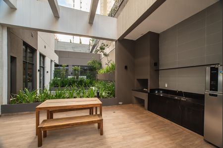 Studio à venda com 26m², 1 quarto e sem vaga Studio à venda com 26m², 1 quarto e sem vagaÁrea comum - Churrasqueira