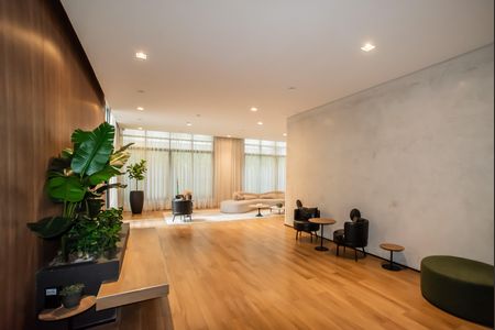 Studio à venda com 26m², 1 quarto e sem vaga Studio à venda com 26m², 1 quarto e sem vagaHall social